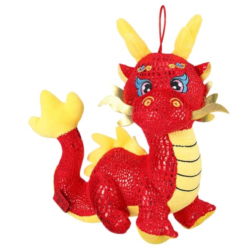 PartyKindom Maskottchenpuppe plüschtiere Puppen kinderspielzeug Drachen-Kuscheltiere Stoffmorkel Neujahrsdrachen zum Mondneujahr PP Baumwolle PartyKindom Maskottchenpuppe plüschtiere Puppen kinderspielzeug Drachen-Kuscheltiere Stoffmorkel Neujahrsdrachen zum Mondneujahr PP Baumwolle von PartyKindom