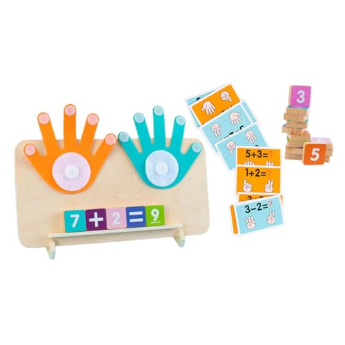 PartyKindom Mathematik Lernspiel Zahlen für Montessori Zahlenkognition Rechenhilfe Addition Subtraktion Pädagogisches Vorschulspielzeug für Kleinkinder von PartyKindom