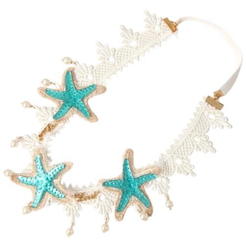 PartyKindom Meerjungfrau Seestern Stirnband mit Spitze und Perlen Dekoratives Haaraccessoire für Damen und Mädchen Geeignet für Hochzeit Party Karneval Geburtstag und Fotoshootings PartyKindom Meerjungfrau Seestern Stirnband mit Spitze und Perlen Dekoratives Haaraccessoire für Damen und Mädchen Geeignet für Hochzeit Party Karneval Geburtstag und Fotoshootings von PartyKindom