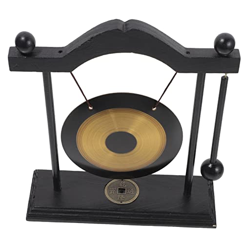 PartyKindom Messing Gong mit Holzständer Dekoratives Feng Shui Desktop Ornament Langlebige Dekoration Einzigartiger Gong für zur Einweihung und Glückwunsch PartyKindom Messing Gong mit Holzständer Dekoratives Feng Shui Desktop Ornament Langlebige Dekoration Einzigartiger Gong für zur Einweihung und Glückwunsch von PartyKindom