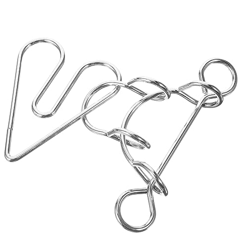 PartyKindom Metall Entriegelungs Puzzlering für Herz Puzzle Ring Pädagogisches Hand Koordination Tragbar Leicht Design Spaß und Lernen PartyKindom Metall Entriegelungs Puzzlering für Herz Puzzle Ring Pädagogisches Hand Koordination Tragbar Leicht Design Spaß und Lernen von PartyKindom