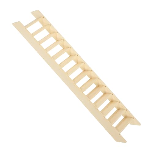 PartyKindom Mikro Landschaft Puppenhaus Treppe Figur Home Miniatur Kit Miniatur Kit Häuser Menschen Zimmer Hütte Stil Tiny House Leiter Ding Spielzeugladen Camper Puppenhaus Tür Beige von PartyKindom