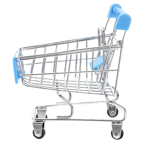 PartyKindom Mini Einkaufswagen Metallspielzeug Himmelblau Kreativer Schreibtischorganisator Langlebig für Puppen oder Deko und Erwachsene Vielseitig Einsetzbar PartyKindom Mini Einkaufswagen Metallspielzeug Himmelblau Kreativer Schreibtischorganisator Langlebig für Puppen oder Deko und Erwachsene Vielseitig Einsetzbar von PartyKindom