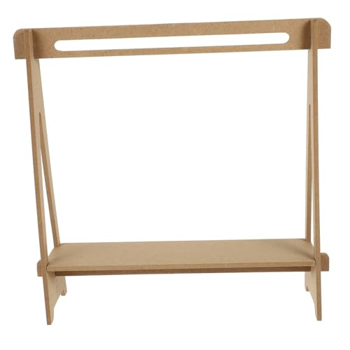 PartyKindom Mini Holz Kleiderständer für Puppenkleider Leichter Garderobenständer aus Holz Puppenbekleidungsorganizer Platzsparend Geeignet für Puppenhaus und Kinderzimmer PartyKindom Mini Holz Kleiderständer für Puppenkleider Leichter Garderobenständer aus Holz Puppenbekleidungsorganizer Platzsparend Geeignet für Puppenhaus und Kinderzimmer von PartyKindom