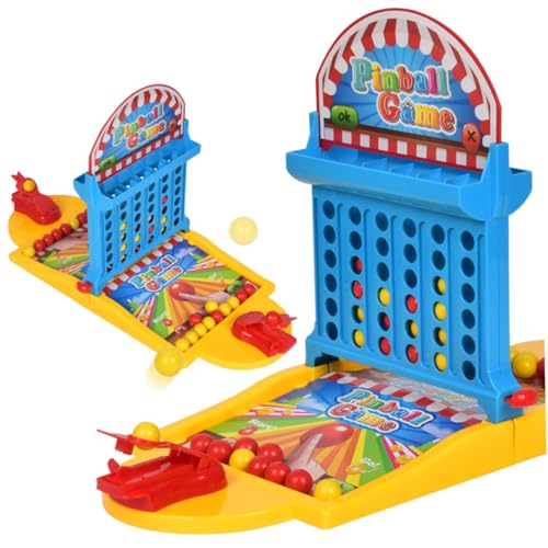 PartyKindom Mini Pinball Spiel Tisch Basketball Launcher und Fingerspiel Spaß für Freunde und Freizeit Zufälliger Stil Zufällige Farbe Zufällige Farbe von PartyKindom