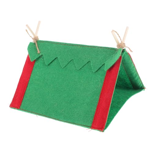 PartyKindom Miniatur Campingzelt für Puppenhaus Detailreiches Zubehör für Outdoor Szenen Tragbares Ästhetisches Zelt aus Filz für Kreative Spielumgebungen Farbvarianten Rot und Grün PartyKindom Miniatur Campingzelt für Puppenhaus Detailreiches Zubehör für Outdoor Szenen Tragbares Ästhetisches Zelt aus Filz für Kreative Spielumgebungen Farbvarianten Rot und Grün von PartyKindom