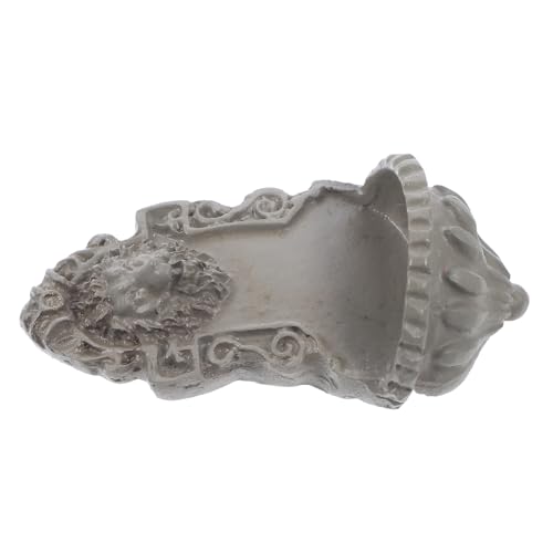 PartyKindom Miniatur Gartenwanddeko Löwenkopf aus Langlebigem Resin Wetterfestes Puppenhaus Dekor für Außenbereich Multifunktional als Brunnen Teichschmuck für Puppenhaus Garten PartyKindom Miniatur Gartenwanddeko Löwenkopf aus Langlebigem Resin Wetterfestes Puppenhaus Dekor für Außenbereich Multifunktional als Brunnen Teichschmuck für Puppenhaus Garten von PartyKindom