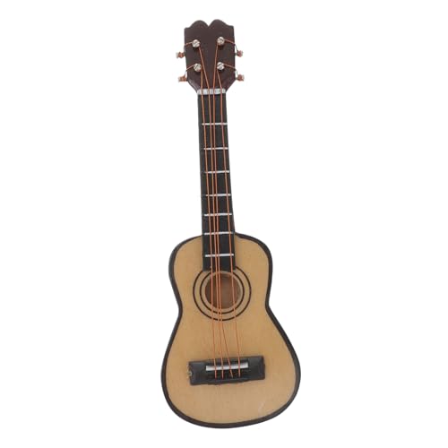 PartyKindom Miniatur Gitarre Modell aus Stilvolles Dekorationsobjekt für Puppenhäuser Romantisches Robust und Sicher für Kreative Landschaften und PartyKindom Miniatur Gitarre Modell aus Stilvolles Dekorationsobjekt für Puppenhäuser Romantisches Robust und Sicher für Kreative Landschaften und von PartyKindom