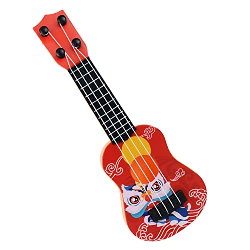 PartyKindom Miniatur Gitarre für Ukulele mit Realistischen Details als Fotorequisiten oder Dekoration für Miniaturhäuser Rot Leicht und Handgefertigt PartyKindom Miniatur Gitarre für Ukulele mit Realistischen Details als Fotorequisiten oder Dekoration für Miniaturhäuser Rot Leicht und Handgefertigt von PartyKindom