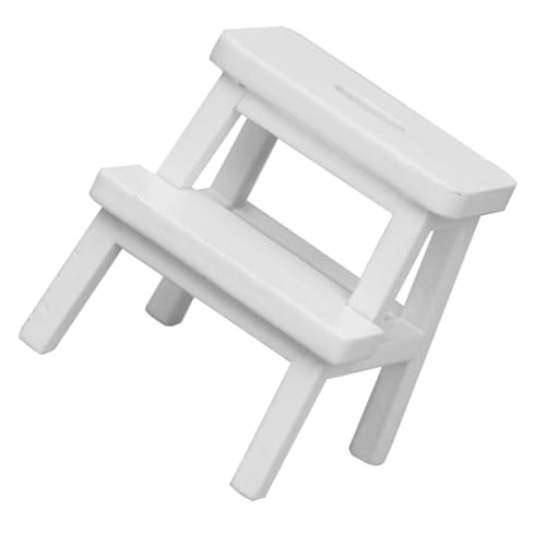 PartyKindom Miniatur Puppenhaus Hocker aus Holz Weißer Mini Step Stool Detailreiche Deko für Puppenmöbel Wohnzimmer Schlafzimmer Passendes Accessoire für Miniatur Hausgestaltung PartyKindom Miniatur Puppenhaus Hocker aus Holz Weißer Mini Step Stool Detailreiche Deko für Puppenmöbel Wohnzimmer Schlafzimmer Passendes Accessoire für Miniatur Hausgestaltung von PartyKindom