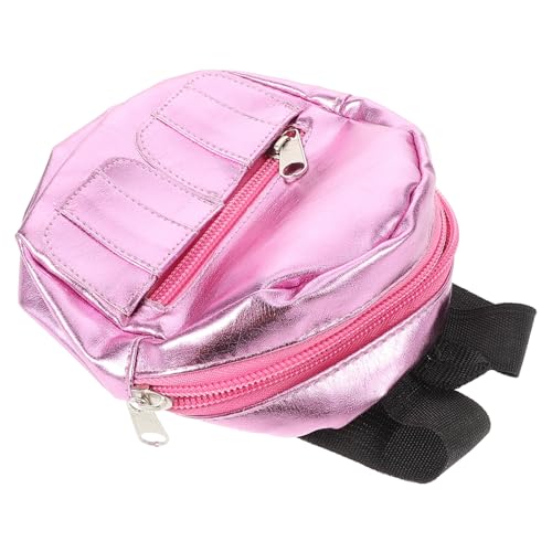 PartyKindom Miniatur Puppenrucksack für Mädchen Dekorativer Mini Rucksack für Puppen Stilvolles Puppenhaus Zubehör in Funktionaler und Detailreicher Miniatur Rucksack von PartyKindom