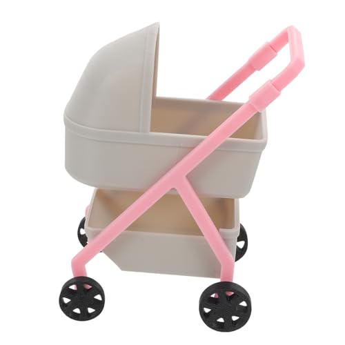PartyKindom Miniatur Puppenwagen Realistische Buggy Nachbildung Detailreiche Kinderwagen Dekoration für Puppenhaus Zubehör für Fantasievolles Rollenspiel und Sammler PartyKindom Miniatur Puppenwagen Realistische Buggy Nachbildung Detailreiche Kinderwagen Dekoration für Puppenhaus Zubehör für Fantasievolles Rollenspiel und Sammler von PartyKindom