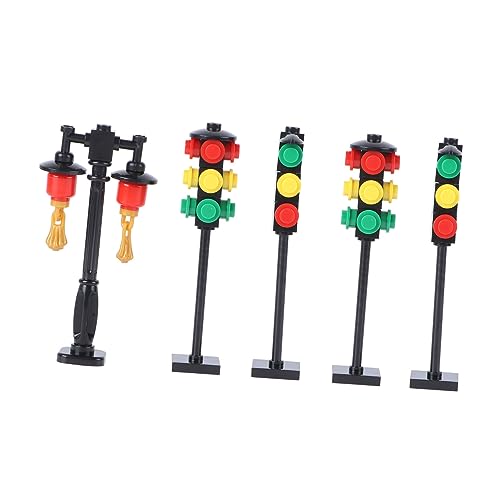 PartyKindom Miniatur Verkehrsampel aus Langlebigem Material Umweltfreundlich Detailgetreu Gestaltete Mini Straßenlaternen und Ampeln als Dekorative Modellrequisiten für Landschaft und Spiel PartyKindom Miniatur Verkehrsampel aus Langlebigem Material Umweltfreundlich Detailgetreu Gestaltete Mini Straßenlaternen und Ampeln als Dekorative Modellrequisiten für Landschaft und Spiel von PartyKindom