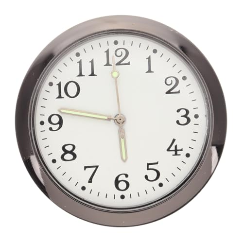 PartyKindom Miniatur Wanduhr Modell Elektrisch Beweglich Runde Kleine Uhr Puppenhaus Wohnzimmer Dekoration Fotografie Requisite von PartyKindom