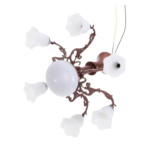 PartyKindom Modell Kronleuchter Lampe Mini Puppenhaus Hängende Kronleuchter LED Mit Winziger Decke Sand Tisch DIY Materialien Simulation Möbel Licht Schmuck Abs PartyKindom Modell Kronleuchter Lampe Mini Puppenhaus Hängende Kronleuchter LED Mit Winziger Decke Sand Tisch DIY Materialien Simulation Möbel Licht Schmuck Abs von PartyKindom