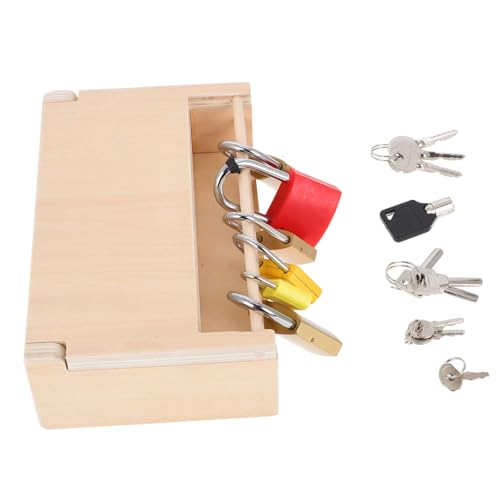 PartyKindom Montessori Set Lernspielzeug mit Schlössern und Schlüsseln für Ab Jahren Fördert Konzentration Kognitive Entwicklung und Interaktives PartyKindom Montessori Set Lernspielzeug mit Schlössern und Schlüsseln für Ab Jahren Fördert Konzentration Kognitive Entwicklung und Interaktives von PartyKindom