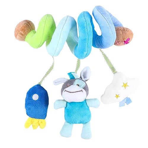 PartyKindom Multifunktionales für Junge Mädchen Hängendes Rasselspielzeug für Bett und Autositz mit Buntem Design und Weichem Plüschkörper für Entdeckungsfreude PartyKindom Multifunktionales für Junge Mädchen Hängendes Rasselspielzeug für Bett und Autositz mit Buntem Design und Weichem Plüschkörper für Entdeckungsfreude von PartyKindom
