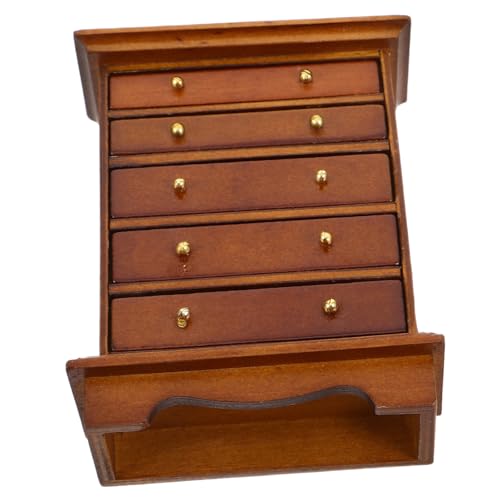 PartyKindom Nachttisch Walnussfarben Detailreiche Kleine Stabiles Sideboard für Puppenhaus Schlafzimmer und Dekorative Mini Szene PartyKindom Nachttisch Walnussfarben Detailreiche Kleine Stabiles Sideboard für Puppenhaus Schlafzimmer und Dekorative Mini Szene von PartyKindom