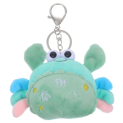 PartyKindom Niedlicher Krabben plüschanhänger aus Weichem Material Handgefertigte Kuschelpuppe für Taschen und Schlüssel Zufällige Farbe Dekoratives Stofftier für Geschenk und Zufällige Farbe von PartyKindom