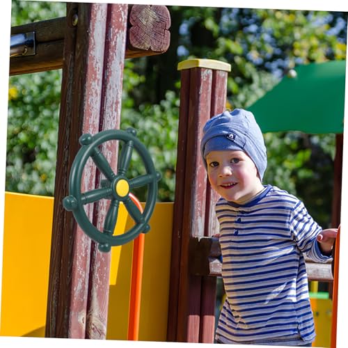 PartyKindom Outdoor Spielplatz Lenkrad Grün Robustes Steuerungsrad für Piratenschiff Schaukel Einfach zu Montierendes Zubehör für Fördert Fantasie und Spielspaß im Freien PartyKindom Outdoor Spielplatz Lenkrad Grün Robustes Steuerungsrad für Piratenschiff Schaukel Einfach zu Montierendes Zubehör für Fördert Fantasie und Spielspaß im Freien von PartyKindom