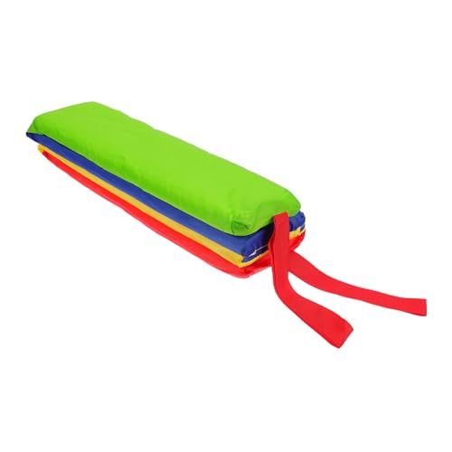 PartyKindom Outdoor Trainingsgerät Vierfarbiges Hüpfspiel Balanceförderndes Übungsgerät für Bewegung und Intelligenztraining Vielseitig Einsetzbar für Schule und Freizeit von PartyKindom
