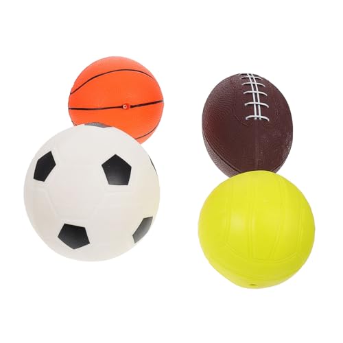 PartyKindom PVC Teiliges Aufblasbares Spielzeugball Set mit Rugby Volleyball Basketball und Fußball für Bunte Spielbälle Sicher und Leicht für Drinnen und Draußen Zufällige Zufällige Farbe PartyKindom PVC Teiliges Aufblasbares Spielzeugball Set mit Rugby Volleyball Basketball und Fußball für Bunte Spielbälle Sicher und Leicht für Drinnen und Draußen Zufällige Zufällige Farbe von PartyKindom