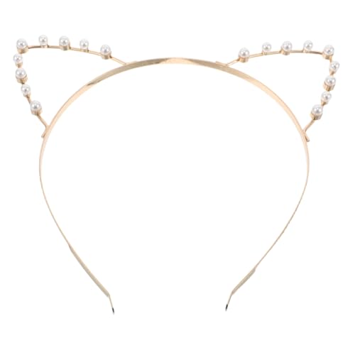 PartyKindom Perlen Katzenohren Haarreif für Mädchen Komfortables Stilvolles Stirnband mit Auffälligen Katzenohren Vielseitiges Party haaraccessoire und Foto requisit für Besondere Anlässe PartyKindom Perlen Katzenohren Haarreif für Mädchen Komfortables Stilvolles Stirnband mit Auffälligen Katzenohren Vielseitiges Party haaraccessoire und Foto requisit für Besondere Anlässe von PartyKindom
