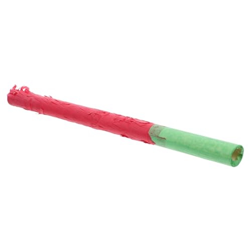 PartyKindom Piñata-Sticks dekoration geburtstagsgeschenk Party-Spiele Partyzubehör kinderparty spaß Piñata mit Stock Pinata-Halter Pinata-Stick und schwingende Stöcke Papier rot von PartyKindom