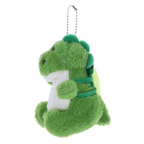 PartyKindom Plüsch Anhänger Für Schlüssel Oder Rucksack Niedliche Gefüllte Dino Puppen Dekoration Weiches Stofftier Für Dino Fans von PartyKindom