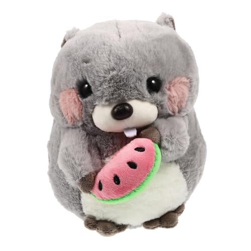 PartyKindom Plüsch Erdferkel Kuscheltier Graues Stofftier für Mädchen Kinderzimmer Dekoration Geburtstagsgeschenk Weiches Baumwoll Material Beruhigendes von PartyKindom