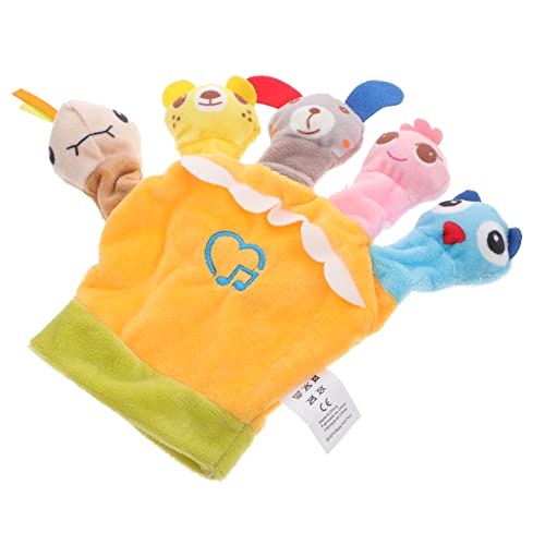 PartyKindom Plüsch Fingerpuppe Tier mit Musik Interaktives Fingerspielzeug für Weiches Material Fördert Kreativität und Kommunikation Teilig Gelb PartyKindom Plüsch Fingerpuppe Tier mit Musik Interaktives Fingerspielzeug für Weiches Material Fördert Kreativität und Kommunikation Teilig Gelb von PartyKindom