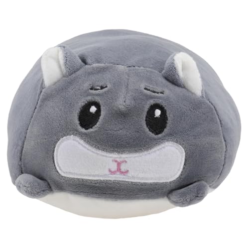 PartyKindom Plüsch Kuscheltier Kissen Hamster Form Weiches Tiermodell Kuschelkissen Dekorationskissen Zum Umarmen Für Sofa Bett Auto von PartyKindom