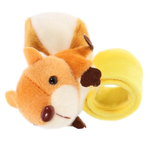 PartyKindom Plüschige Slap Armbänder für Tier Squirrels Design Leicht Sicher für Halloween Geburtstagsfeiern Schulpreise von PartyKindom
