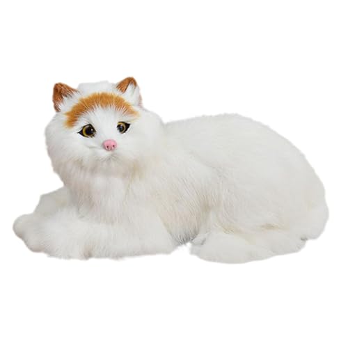 PartyKindom Plüschkatze Figur Realistische Simulation Katzenfigur Plüsch Tier für Dekoration für Zuhause und Besondere Anlässe PartyKindom Plüschkatze Figur Realistische Simulation Katzenfigur Plüsch Tier für Dekoration für Zuhause und Besondere Anlässe von PartyKindom