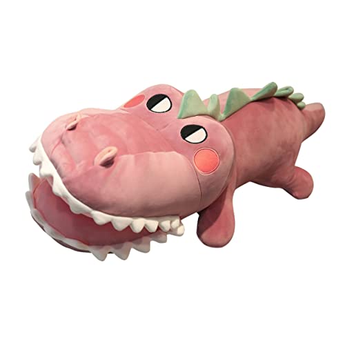 PartyKindom Plüschtier Alligator Tiere Geformt Alligator Stofftier Geburtstagsgeschenk Cartoon Puppe Stofftier Plüsch Rot von PartyKindom