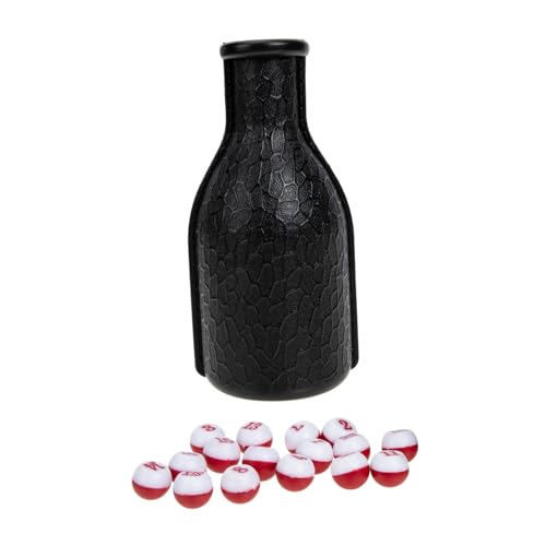 PartyKindom Professionelle Snooker Shaker Flasche aus Widerstandsfähigem Resin Tragbare Pool Zubehörflasche für Billardspieler Langlebig und Sicher für Zuhause und Snooker Spiele von PartyKindom