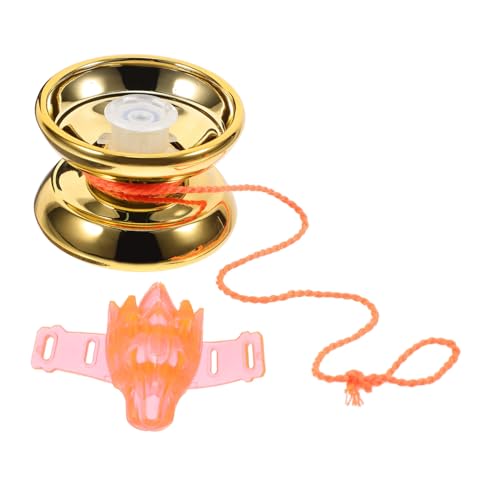 PartyKindom Professionelles Unresponsive Yo Yo aus Stabilem Legierungsmaterial Rundes Fingerspitzen Hand Augen Koordination für Jugendliche Anfängerwettkampfmodell in Gold PartyKindom Professionelles Unresponsive Yo Yo aus Stabilem Legierungsmaterial Rundes Fingerspitzen Hand Augen Koordination für Jugendliche Anfängerwettkampfmodell in Gold von PartyKindom