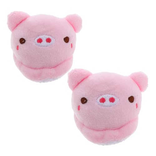 PartyKindom Puppen Hausschuhe Mädchen Winter Plüsch Pantoffeln mit Niedlichem Schweinchen Design Weiche Doll Slippers für Dolls Süße Puppenaccessoires für Puppenoutfits von PartyKindom