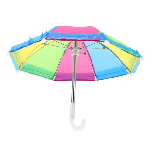 PartyKindom Puppen Regenschirm für Puppen Bunte Tragbare Miniatur Regenschirme für Puppenhaus Zubehör Einzigartiges Design mit Farbvariationen für Kreative Szenen PartyKindom Puppen Regenschirm für Puppen Bunte Tragbare Miniatur Regenschirme für Puppenhaus Zubehör Einzigartiges Design mit Farbvariationen für Kreative Szenen von PartyKindom