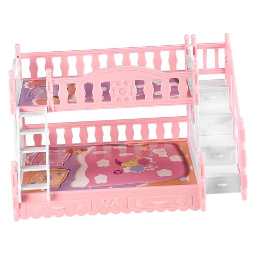 PartyKindom Puppenbettspielzeug Puppenhauszubehör 1 12 Etagenbetten Puppenhausbett Puppenstubenmöbel kopfkissen Puppenhaus mit Minibett etagenbetten für puppenhäuser Mini -Hausmöbel Plastik PartyKindom Puppenbettspielzeug Puppenhauszubehör 1 12 Etagenbetten Puppenhausbett Puppenstubenmöbel kopfkissen Puppenhaus mit Minibett etagenbetten für puppenhäuser Mini -Hausmöbel Plastik von PartyKindom