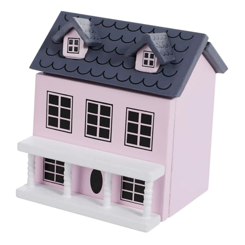 PartyKindom Puppenhaus Puppenhäuser klein winziges DIY- Kabine Miniaturen Modellhaus-Bausatz Miniaturhaus aus Holz Dorfhaus Miniatur-Feenhaus Miniaturhaus -Kits Tiny-House-Modell Rosa PartyKindom Puppenhaus Puppenhäuser klein winziges DIY- Kabine Miniaturen Modellhaus-Bausatz Miniaturhaus aus Holz Dorfhaus Miniatur-Feenhaus Miniaturhaus -Kits Tiny-House-Modell Rosa von PartyKindom