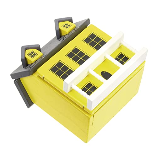 PartyKindom Puppenhaus Villa Ornament Süßes Mini Haus für Sandtisch und Mikrolandschaft Wetterfestes Deko Accessoire für Kreative Szenen von PartyKindom