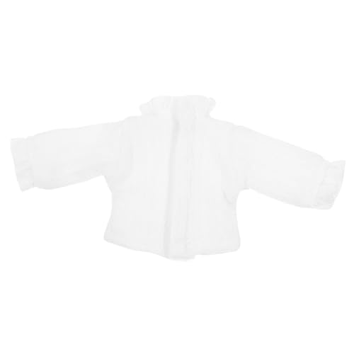 PartyKindom Puppenhemd Elastisch für Puppen Dekoratives Miniatur Shirt Handgefertigt Einfach an Auszuziehen Bekleidung für Dollhouse DIY und Kreative Puppenmode von PartyKindom