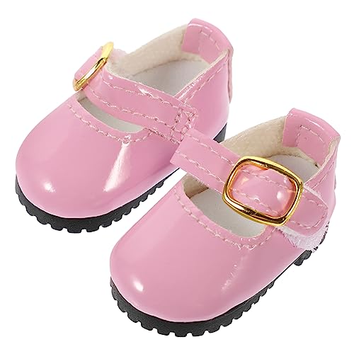 PartyKindom Puppenlederschuhe für Mädchen Mini Bjd Dekorationsschuhe Rosa für Große Puppen zum Verkleiden PartyKindom Puppenlederschuhe für Mädchen Mini Bjd Dekorationsschuhe Rosa für Große Puppen zum Verkleiden von PartyKindom