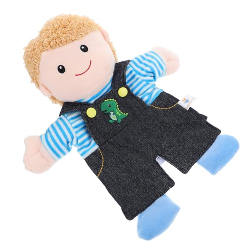 PartyKindom Q Version Jungen Handpuppe Kuscheliges Familien Handpuppenspielzeug für Kindergarten Erzähltheater Interaktives Lernspielzeug zur Sprachförderung und Eltern Junge Mädchen von PartyKindom