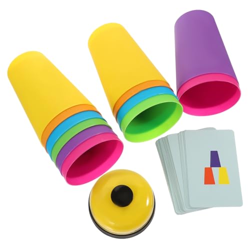 PartyKindom Reaktionsspiel Stapelbecher Bunte Lernspielzeug Hand Auge koordination Party Pädagogisch Geeignet PartyKindom Reaktionsspiel Stapelbecher Bunte Lernspielzeug Hand Auge koordination Party Pädagogisch Geeignet von PartyKindom