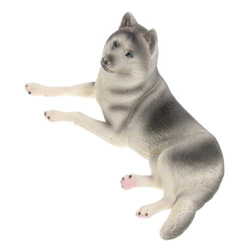 PartyKindom Realistische Husky Hundefigur aus Kunststoff Langlebige Simulation Lebensechtes Design mit Detailgetreuer Farbgebung Dekoratives Tiermodell für Kinderzimmer und Leicht und PartyKindom Realistische Husky Hundefigur aus Kunststoff Langlebige Simulation Lebensechtes Design mit Detailgetreuer Farbgebung Dekoratives Tiermodell für Kinderzimmer und Leicht und von PartyKindom