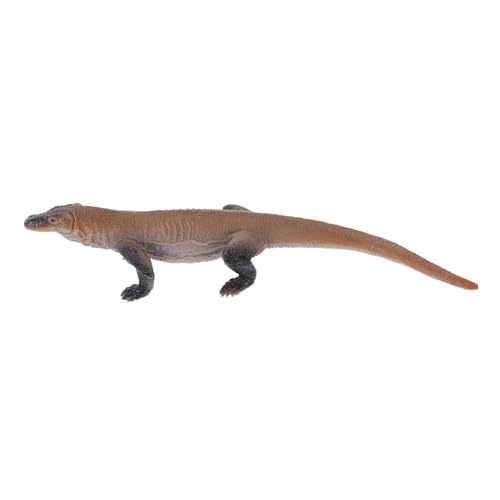 PartyKindom Realistische Kleine Echsenfigur aus Sicherem Lebensechtes Reptilienmodell als Pädagogisches Lernspielzeug und Dekorative Schreibtischdekoration für Sammler von PartyKindom