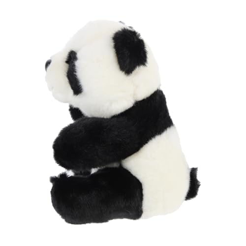 PartyKindom Realistische Panda Handpuppe aus Plüsch Fein Verarbeitet Bewegliche Tier handpuppe für Kreatives Rollenspiel Frühe Eltern Junge Mädchen Zuhause Kindergarten Theater von PartyKindom