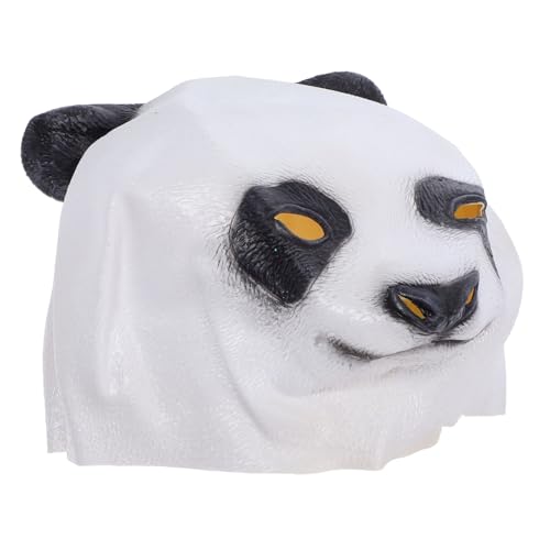 PartyKindom Realistische Panda Kopfmaske für Halloween Cosplay Mottopartys Kinderunterhaltung Langlebig für Feierlichkeiten von PartyKindom
